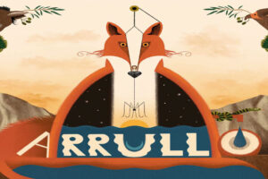 Cartel de la obra de teatro familiar Arrullo de La Púa Escénica. Auditorio de Beniaján, este domingo. Entradas: 5 euros.