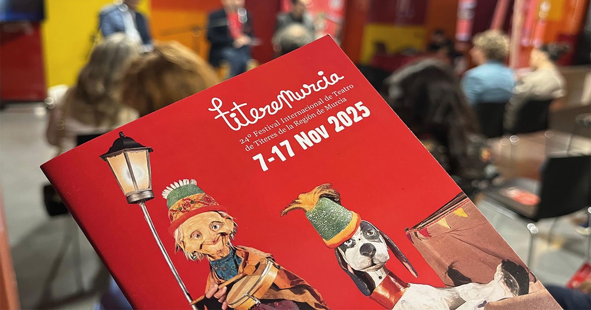 Imagen de la presentación de Títeremurcia en Murcia. El festival, que se celebra del 7 al 17 de noviembre, incluye al Auditorio de Beniaján entre sus 28 sedes.