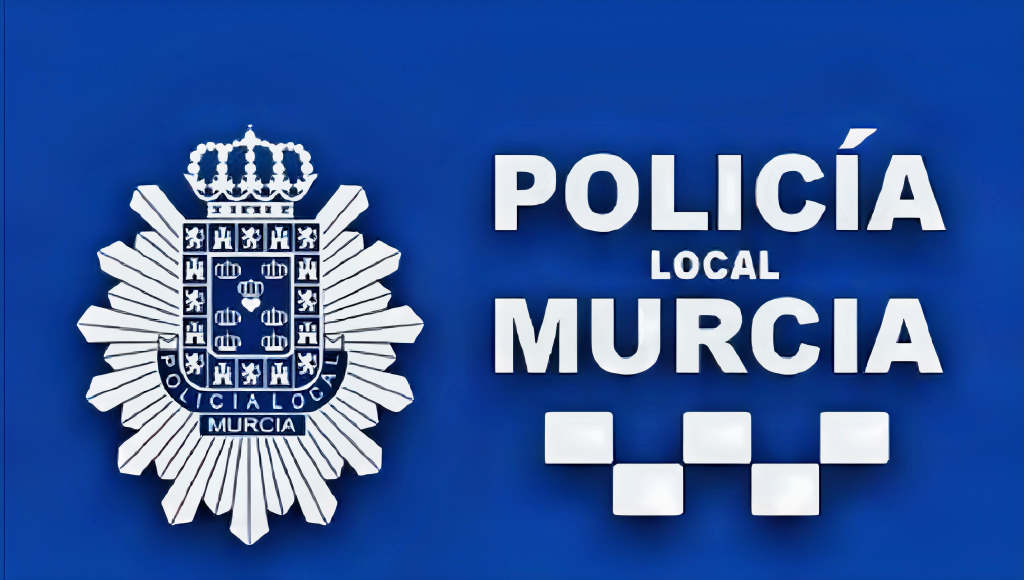 Logotipo de la Policía Local de Murcia para ilustrar el homenaje a Moisés, agente de Beniaján con casi 21 años de servicio