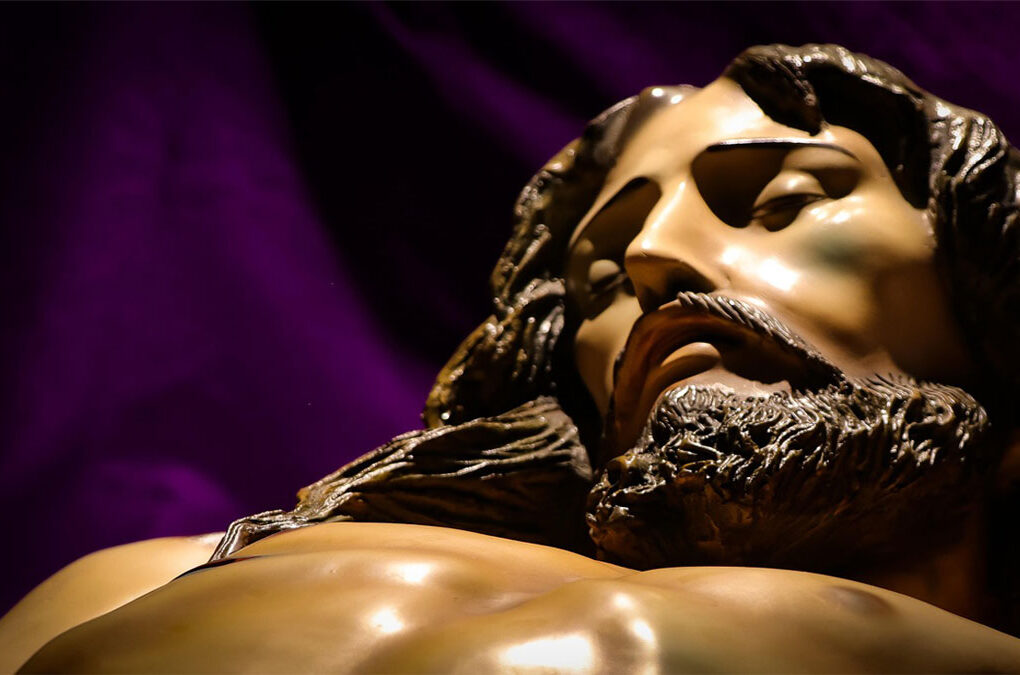 Semana Santa 2026 Torreagüera: representación de Cristo en procesión