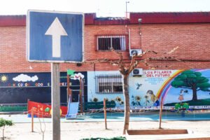 Fachada principal de la Escuela Infantil Pública La Naranja en Beniaján, Murcia – Centro de Educación Infantil