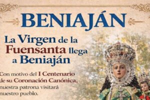 La Virgen de la Fuensanta llega a Beniaján, conmemorando el primer centenario de su coronación canónica
