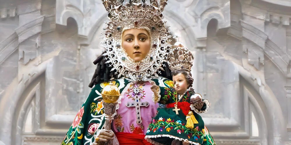 Virgen de la Fuensanta en su llegada a Beniaján durante su visita en 2026