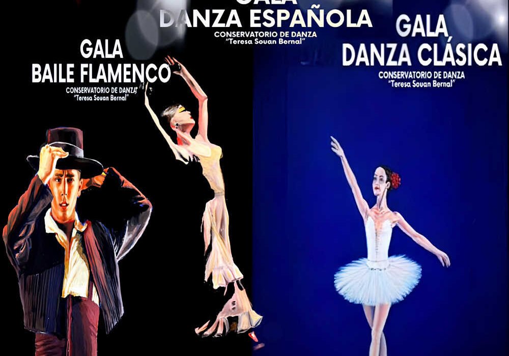Galas finales del Conservatorio de Danza Teresa Souan Bernal en el Auditorio de Beniaján. Danza Clásica (29 mayo), Danza Española (2 junio) y Baile Flamenco (3 junio) 2026