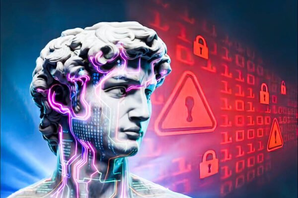 Día TIC 2026 Murcia - Cartel oficial del evento con la estatua del David de Miguel Ángel sobre fondo tecnológico