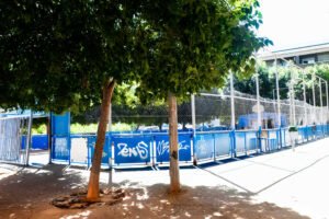 Pistas deportivas del jardín de la calle San Francisco de Beniaján objeto de debate en la Junta Municipal