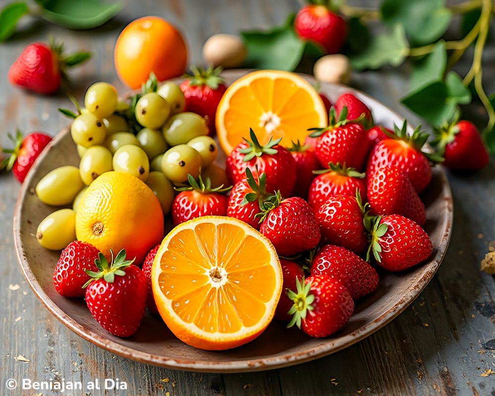 Fruta fresca de temporada para combatir el calor del verano en Beniaján