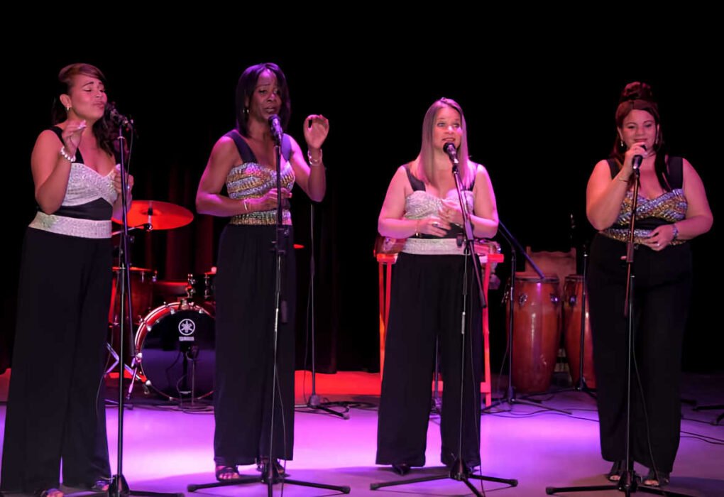 Cuarteto Vocal Vidas actuando en el Centro Cultural La Azacaya de Beniaján (Murcia) el 6 de junio de 2026