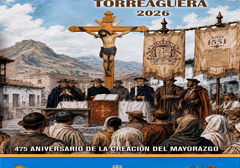 Cartel oficial de las fiestas patronales de Torreagüera 2026