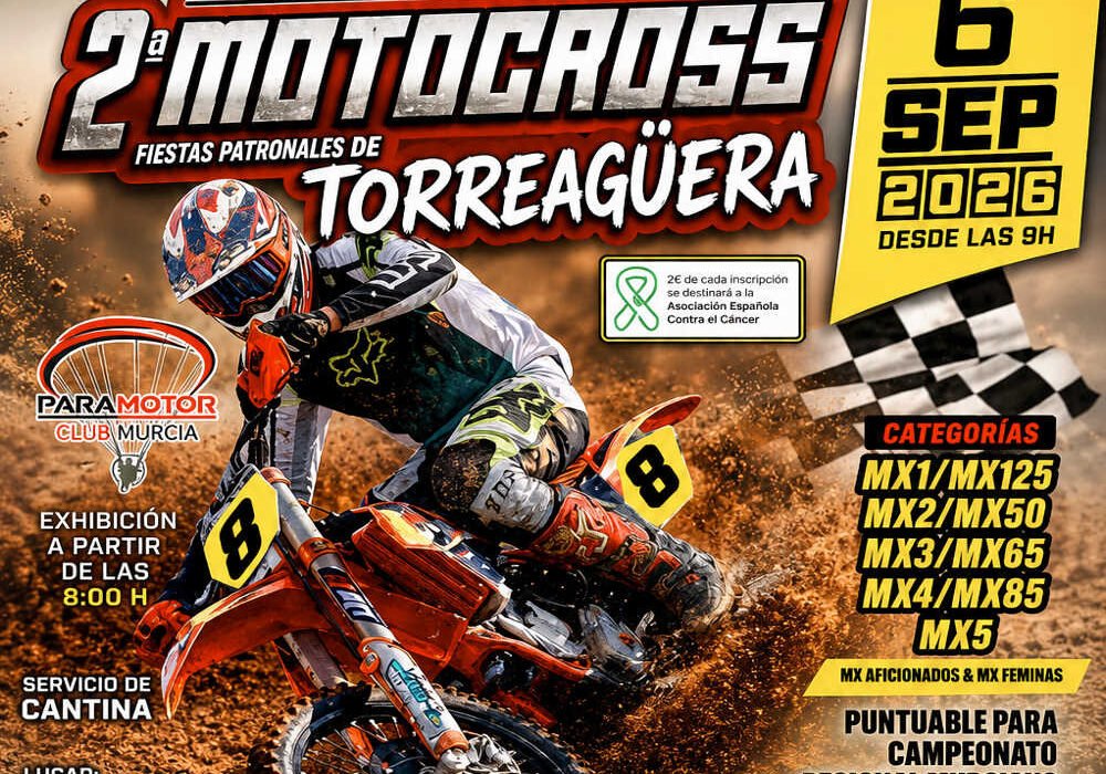 Cartel de la segunda edición del Motocross de Torreagüera