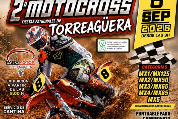 Cartel de la segunda edición del Motocross de Torreagüera