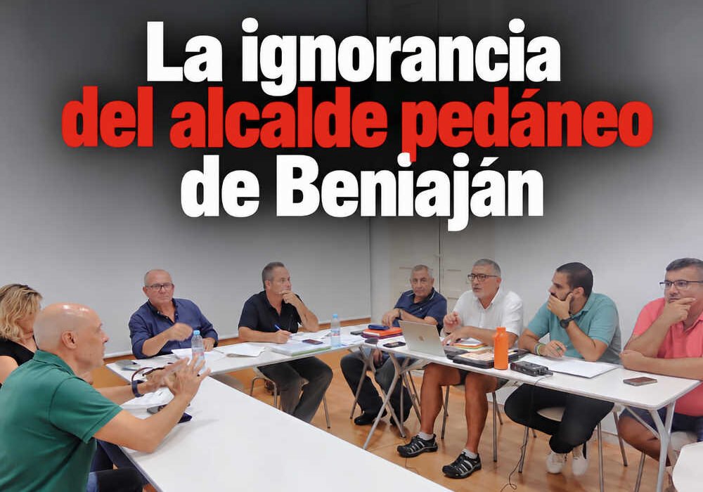 La ignorancia del alcalde pedáneo de Beniaján durante un pleno de la Junta Municipal