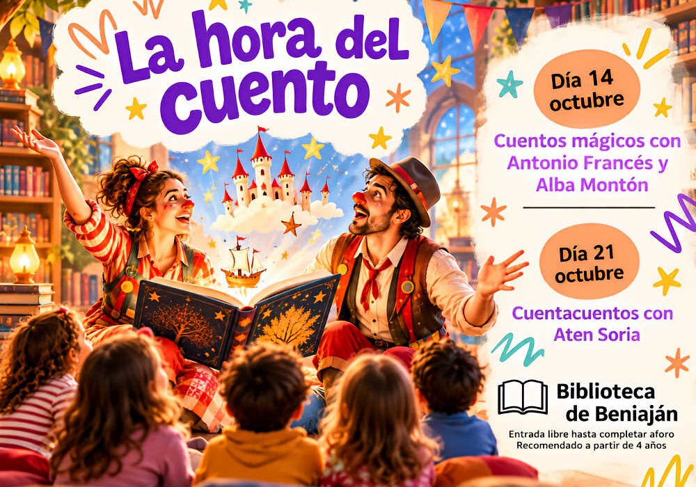 La hora del cuento en la Biblioteca de Beniaján